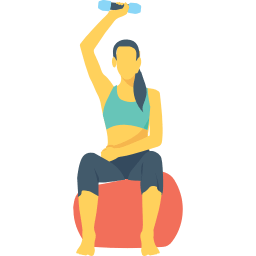 Exercise human activities people icon