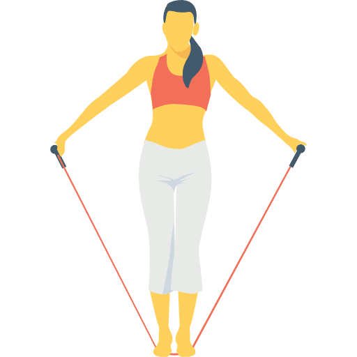 Exercise people woman activities icon