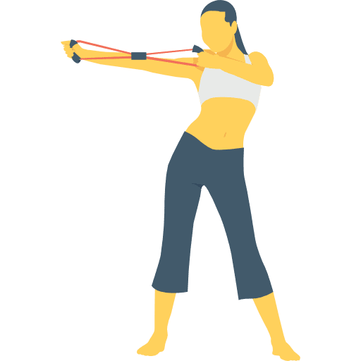 Exercise woman activities physical activity icon