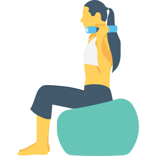 Exercise activities human exercise icon