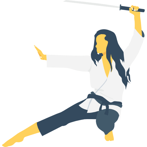Martial arts activities martial arts human icon