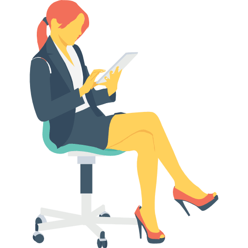 Businesswoman people businesswoman activities icon