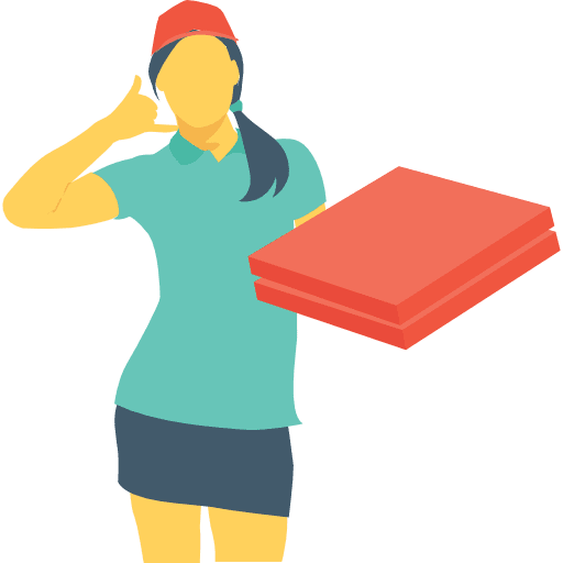 Delivery woman woman people activities icon