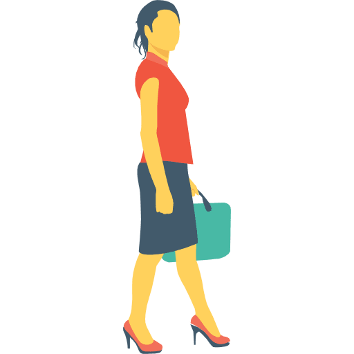 Woman human activities man icon