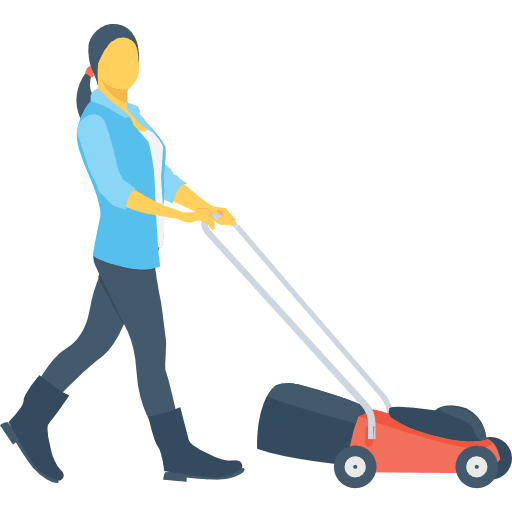 Gardener woman people activities icon