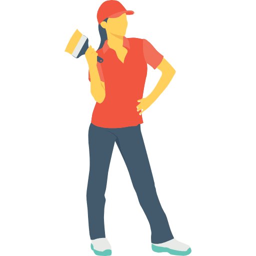 Painter people painter woman icon