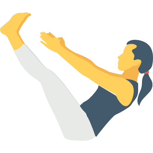 Exercise activities human woman icon