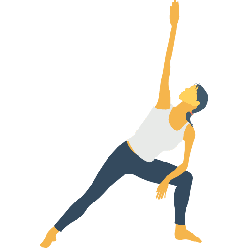 Exercise woman human activities icon
