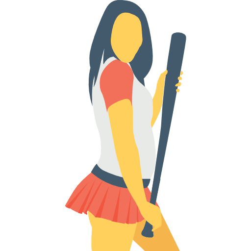 Baseball player human baseball player activities icon