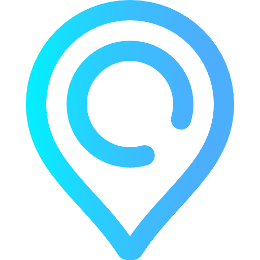 Pin here signs placeholder icon