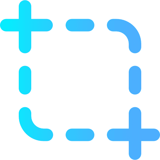 Screenshot lines circle screenshot icon