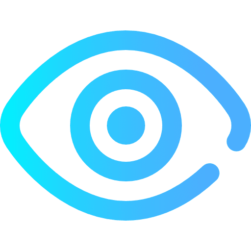 Eye medical visibility watching icon