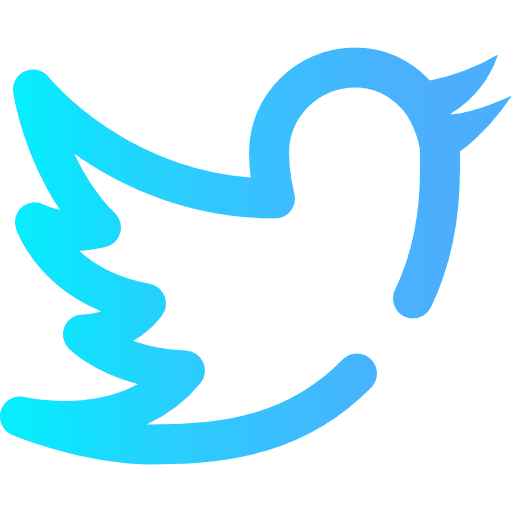 Twitter social network custom twitter logo social media icon