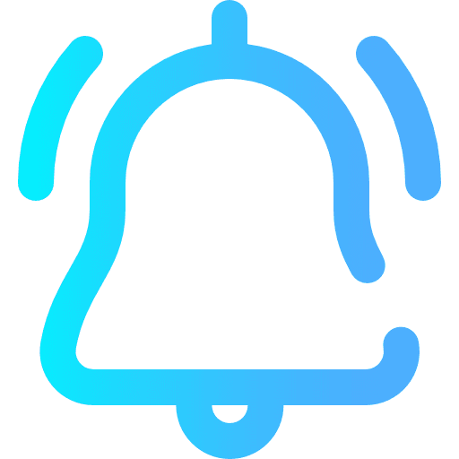 Alarm alert bell remind icon