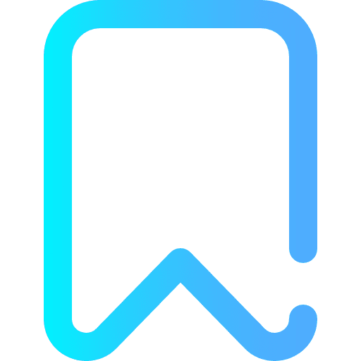 Bookmark shapes interface badge icon