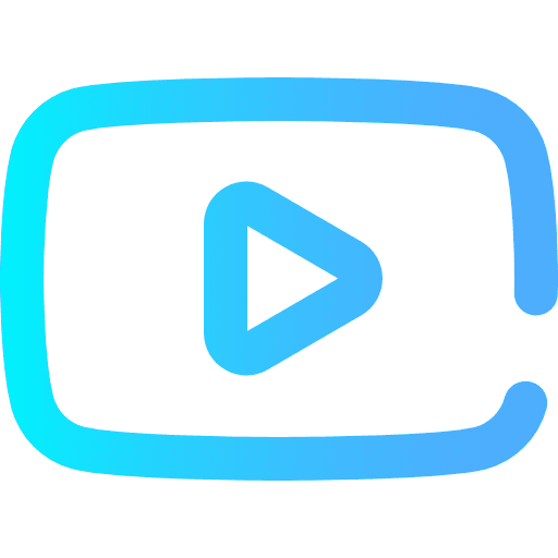 Youtube social media logo social network icon