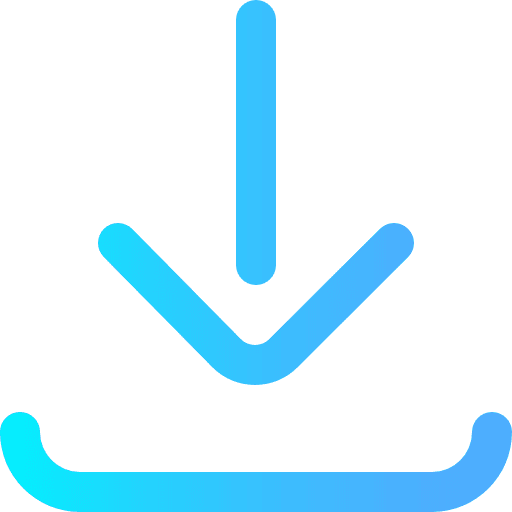 Download input downloading multimedia option icon