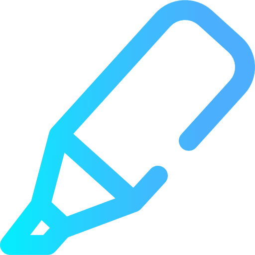 Highlighter underline draw permanent icon