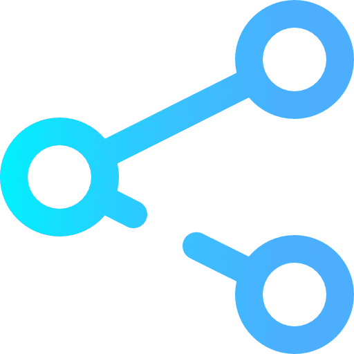 Share multimedia share connector icon