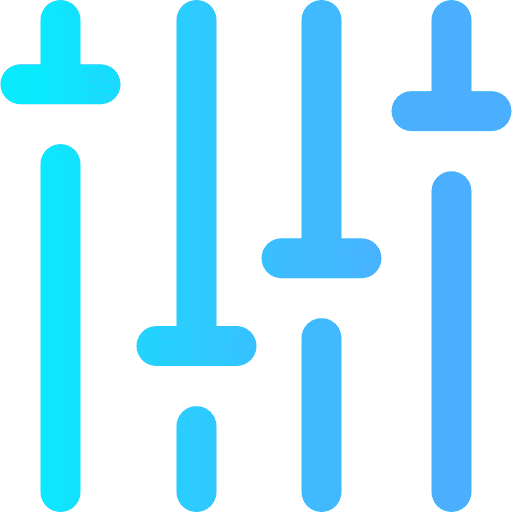 Equalizer technology equalizer music player icon