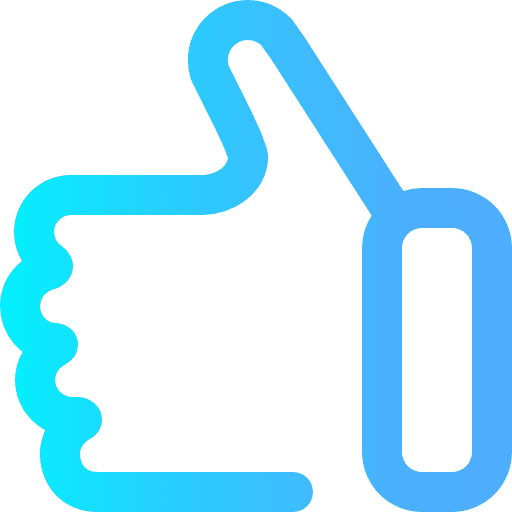 Like finger gestures hands icon