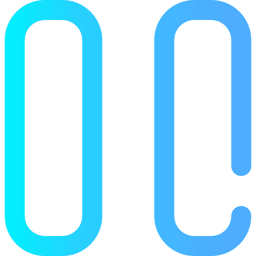 Pause multimedia option pause signs icon