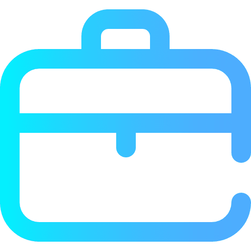 Briefcase suitcase bag portfolio icon