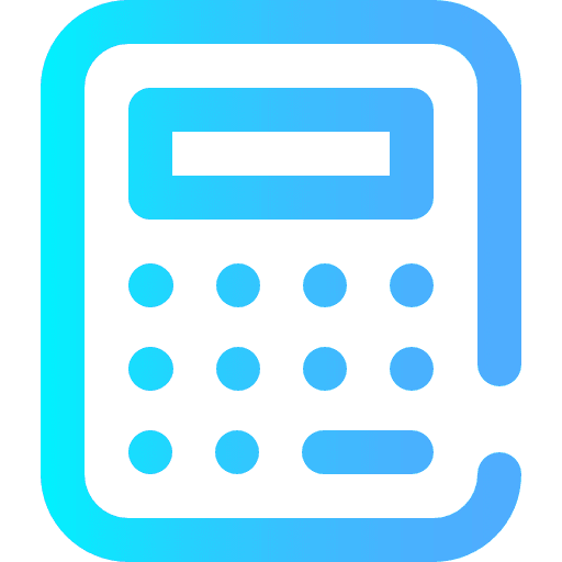 Calculator technological calculator technology icon