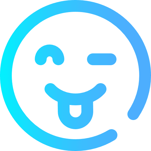 Joke shapes emoticon happy icon