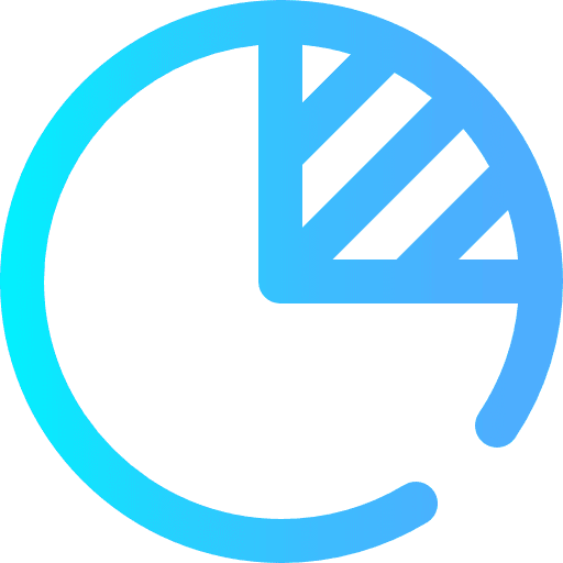 Pie chart marketing finances pie chart icon