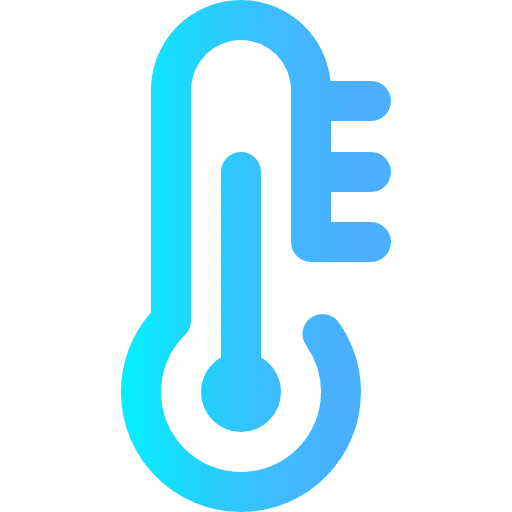 Thermometer mercury tools and utensils celsius icon