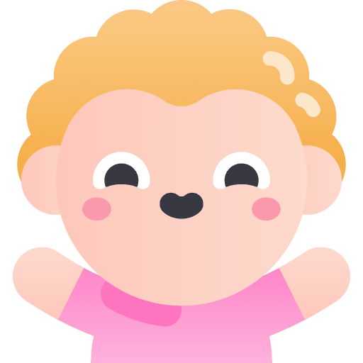 Happy feelings kid user icon Happy feelings kid user icon