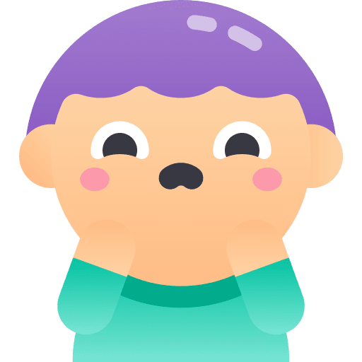 Scared people avatar man icon Scared people avatar man icon