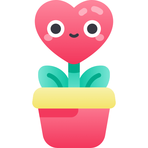 Heart botanical growth nature icon Heart botanical growth nature icon