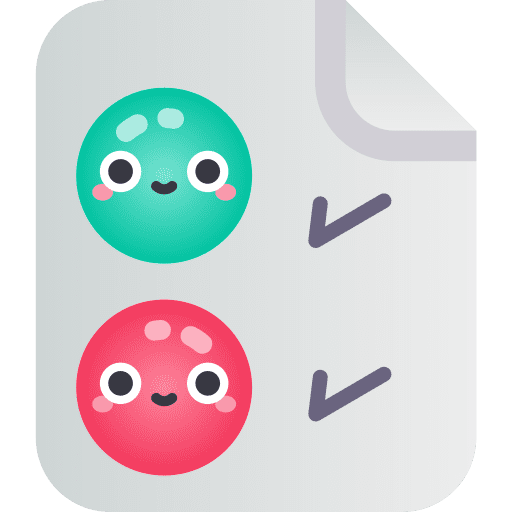 Test files and folders smileys document icon Test files and folders smileys document icon