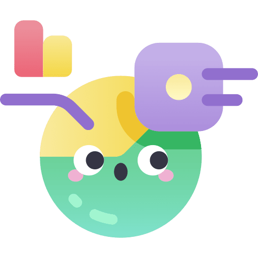 Data analysis pie chart bar chart statistics icon