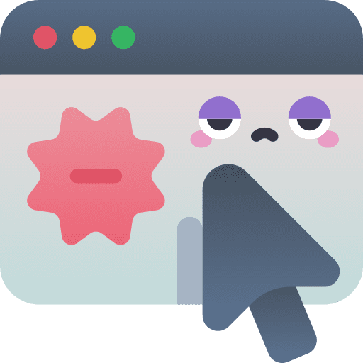 Pop up browser website advertising icon Pop up browser website advertising icon