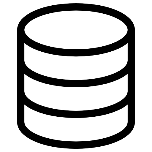 Database network storage database icon