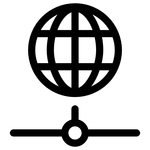 Internet internet networking world grid icon