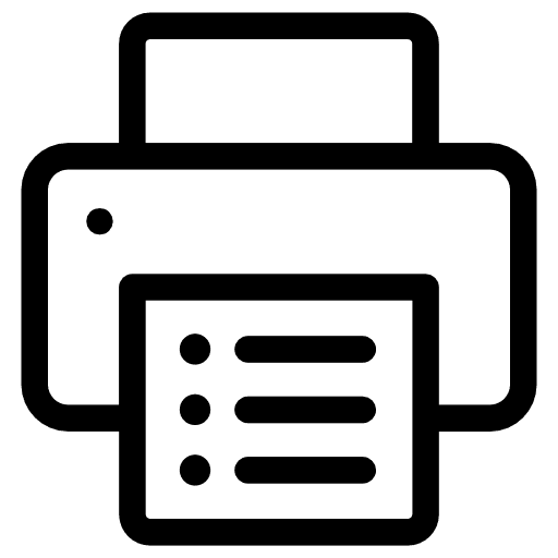 Printer print printer printing icon