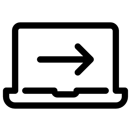 Laptop computer computing technology icon