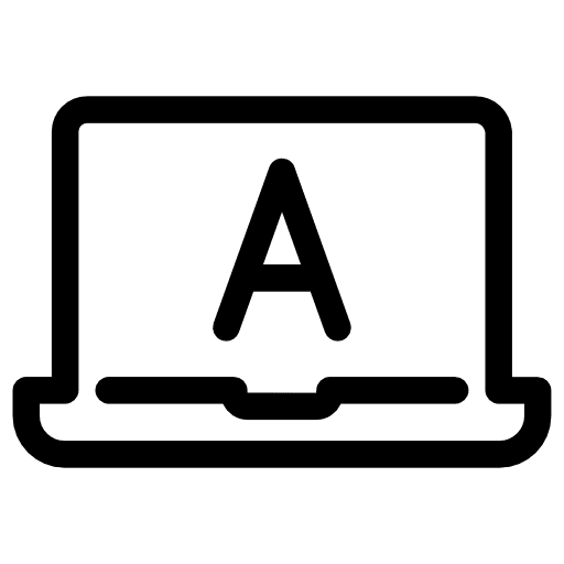 Laptop computer electronic laptop icon