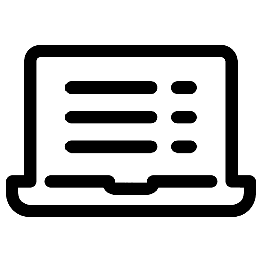 Laptop computer electronic laptop icon