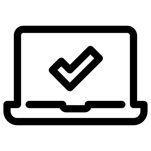 Laptop computer electronic technology icon