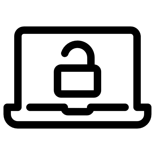 Laptop electronic laptop technology icon