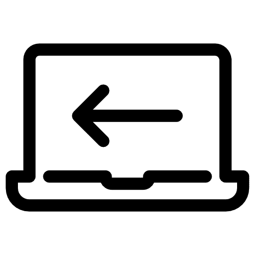 Laptop technology computer electronic icon