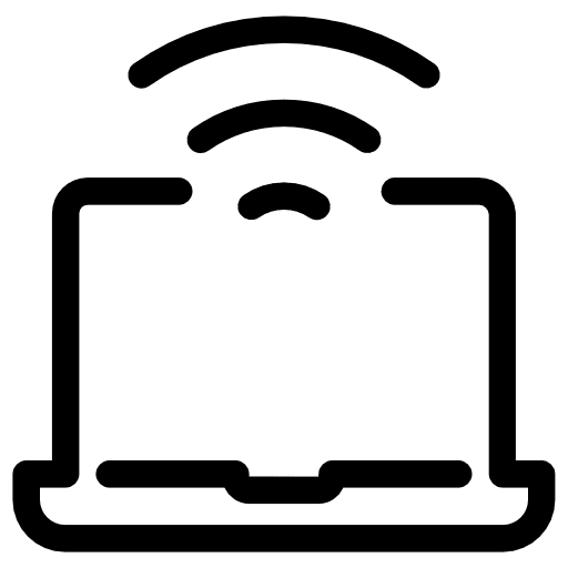 Laptop computer computing electronic icon