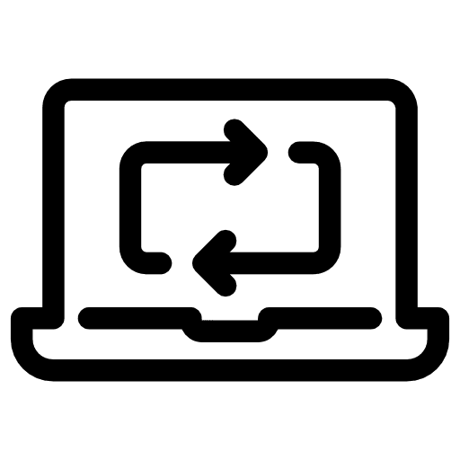 Laptop computer laptop computing icon