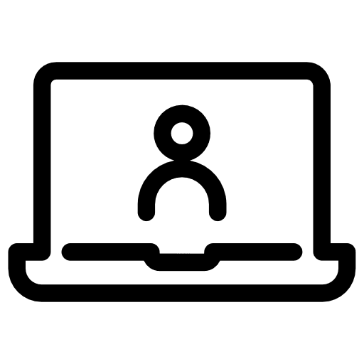 Laptop computing technology electronic icon