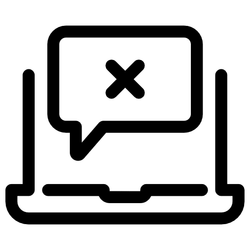 Laptop electronic computing technology icon